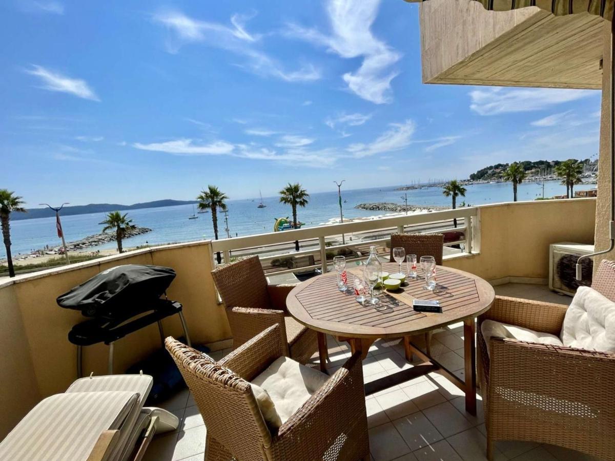 Superbe Apt 2P Front De Mer Pour 4 Pers Avec Terrasse - Cavalaire-Sur-Mer - Fr-1-226B-162 ภายนอก รูปภาพ