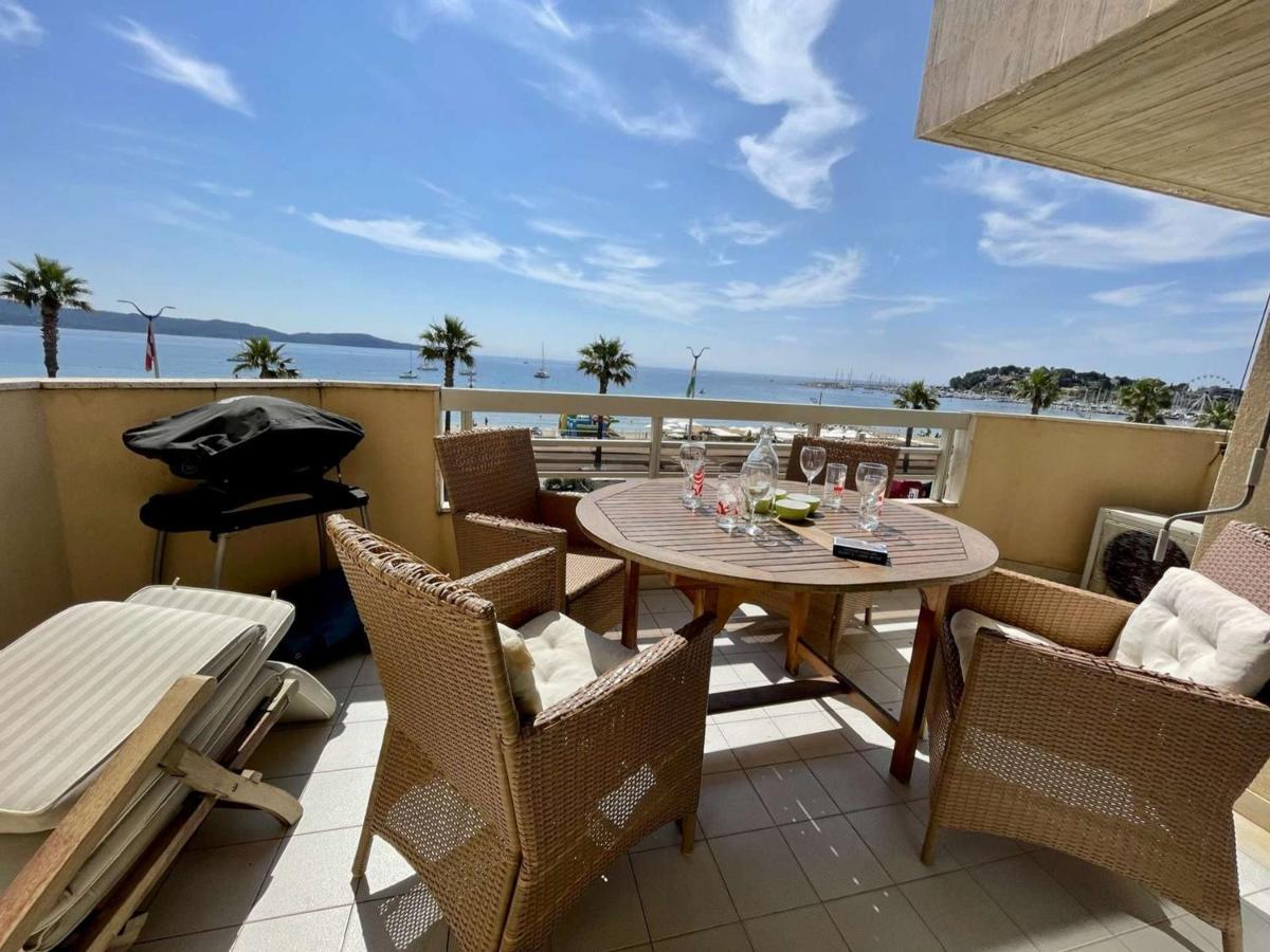 Superbe Apt 2P Front De Mer Pour 4 Pers Avec Terrasse - Cavalaire-Sur-Mer - Fr-1-226B-162 ภายนอก รูปภาพ